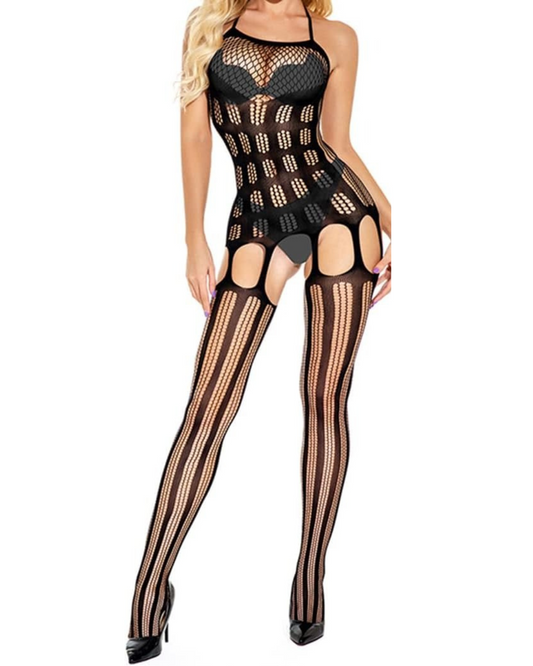 Women's Fishnet Bodysuit Lingerie